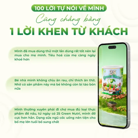 Sữa Hạt Ngũ Cốc 25 Green Nutri 750g nhập khẩu Malaysia - Giàu tảo xoắn, thanh lọc cơ thể, tốt cho tiêu hóa, thuần chay
